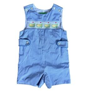 Masters Kids Golf Smocked Jon Jon Size 3T Blue White